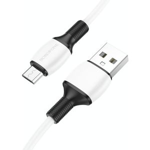Borofone BX84 1m 2.4A USB naar Micro USB Rise oplaaddatakabel
