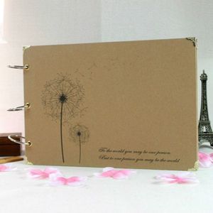 Bronzing albums paren album Creative paste-stijl album Manual dun (Paardebloem)