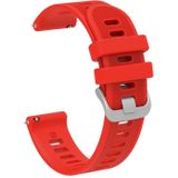 For Amazfit GTS 2E 20mm Silicone Twill Watch Band(Red)