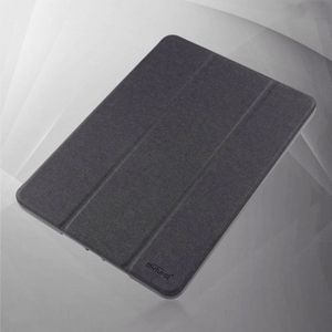 Mutural exquise serie doek textuur magneet horizontale Flip TPU + PU lederen case voor iPad Mini 5/Mini 4  met 3-voudige houder & pen slot (zwart)