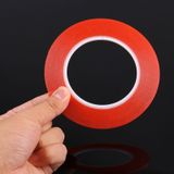 3mm breedte 3M dubbelzijdig zelfklevend Sticker Tape voor iPhone / Samsung / GSM-HTC Touch Panel reparatie  lengte: 25m (rood)