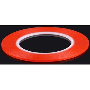 3mm breedte 3M dubbelzijdig zelfklevend Sticker Tape voor iPhone / Samsung / GSM-HTC Touch Panel reparatie  lengte: 25m (rood)
