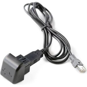 Auto RD45 / RD43 USB-audio-adapterkabel voor Citroen C2 / C4 / PEUGEOT 207/307