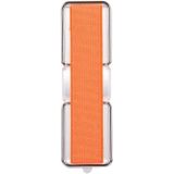 2 in 1 verstelbare universele Mini zelfklevende houder standaard + Slim vinger Grip  grootte: 7.3 x 2.2 x 0.3 cm  voor iPhone  Galaxy  Huawei  Xiaomi  LG  HTC en Tablets(Orange)