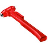 Auto veiligheid levensreddende hamer auto noodsituatie multifunctionele raambreker  kleur: opgewaardeerd rood