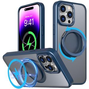 Voor iPhone 14 Pro 360 graden draaibare MagSafe magnetische houder telefoonhoesje