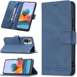 Voor Xiaomi Redmi Note 10 Pro Magnetic Sluiting RFID Blokkering Anti-diefstal Lederen Case met Houder & Card Slots & Portemonnee