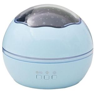 Small Ball USB Roterende Starry Sky Ocean Projector Night Light (Blauw)