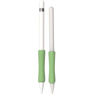 Stylus Touch Pen Siliconen Beschermkap voor Apple Potlood 1/2 (Matcha Green)