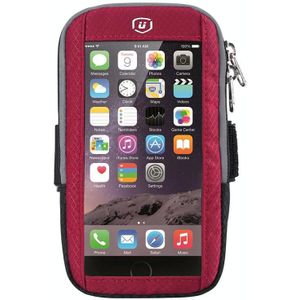 YIPINU YA19 Outdoor Sport Fitness Waterproof Touch Screen Mobiele Telefoon Arm Bag (Rood)