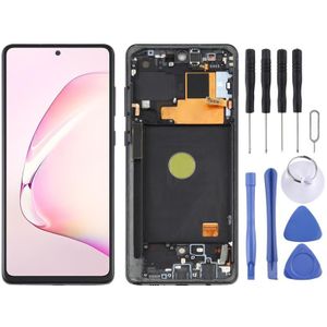 Origineel Super Amoled Materiaal LCD-scherm en digitizer volledige montage met frame voor Samsung Galaxy Note10 Lite