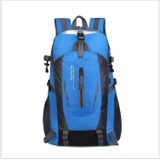 Grote capaciteit reizen alpinisme tas mannen en vrouwen outdoor sport Leisure nylon waterdichte rugzak (blauw)