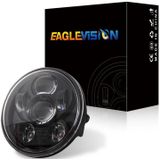 EagleVision DC9-30V 35W 6000K 4000LM 5.75 inch Round Motorcycle 6LEDs Koplamp voor Harley-Davidson