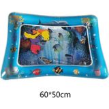 3 STKS baby opblaasbare aquarium water spelen kussen Prostrate pad Toy mat blauw 60 * 50cm