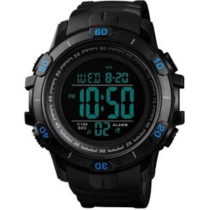 SKMEI 1475 Mannen Multifunctionele Sport Watch Studenten Outdoor Waterproof Digital Watch (Blauw)