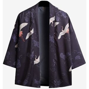 Kimono gewaad kleren voor Unisex retro partij plus grootte losse  grootte: 3XL (als show)