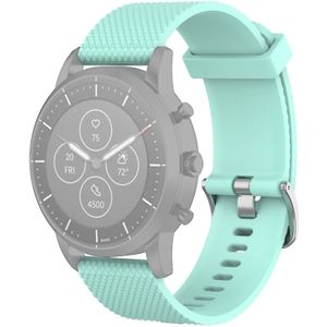 22mm Texture Siliconen Polsband Horloge Band voor Fossil Hybrid Smartwatch HR  Male Gen 4 Explorist HR  Male Sport (Groen)