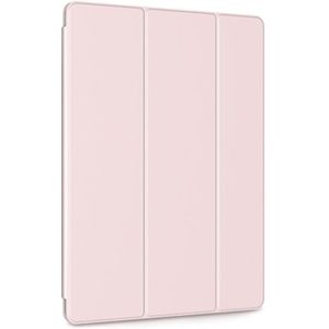 JOYROOM intelligente dubbelzijdige magnetische horizontale Flip PU lederen case voor iPad Pro 12 9 inch (2018)  met houder & slaap/Wake-up functie (roze)