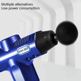 Hishell WK-2020 Electric Massage Gun Muscle Relaxation Charging Massager Portable Fitness Equipment Fascia Gun (Blauw)