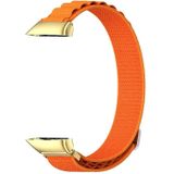 Voor Huawei Band 7 / 7 NFC MIJOBS nylon ademende horlogeband (oranje goud)