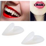 1 paar 15mm Halloween Party dentures Props vampier Zombie duivel tanden