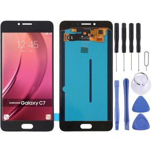 LCD-scherm en Digitizer volledige vergadering (OLED materiaal) voor Galaxy C7 Pro / C7010(Black)