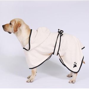 Hond water absorberen handdoek kat badhanddoek badjassen huisdier benodigdheden XL (Beige)