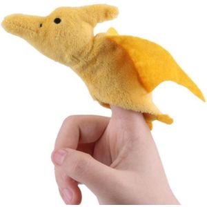 Animal Finger Dolls Pluche Speelgoed voor kleuteronderwijs  Hoogte: 7.5cm (1 PCS Fly Dragon)