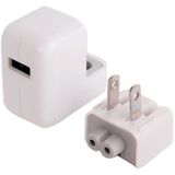 2.1a USB Power Adapter (VS) Travel Charger voor iPad Air 2 / iPad Air / iPad 4 / iPad 3 / iPad 2 / iPad iPad mini / mini 2 Retina iPhone 6 & 6 Plus iPhone 5 & 5 C & 5S iPhone 4 & 4S(White)