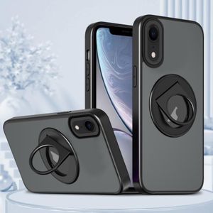 Voor iPhone XR roterende ring magnetische houder telefoonhoes