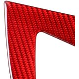 Car Carbon Fiber Gear Panel Decorative Sticker for Toyota Corolla / Levin 2014-2018  Right Drive (Red)