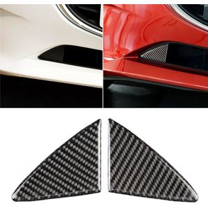 Auto Carbon Fiber voor bumper decoratieve sticker voor Mazda Axela 2014-2016