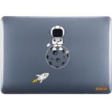 Voor MacBook Pro 13.3 A1706/A1989/A2159 ENKAY Hat-Prince 3 in 1 Spaceman Pattern Laotop Beschermende Crystal Case met TPU Keyboard Film/Anti-stof Pluggen  Versie: US (Spaceman No.4)