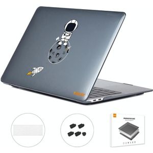 Voor MacBook Pro 13.3 A1706/A1989/A2159 ENKAY Hat-Prince 3 in 1 Spaceman Pattern Laotop Beschermende Crystal Case met TPU Keyboard Film/Anti-stof Pluggen  Versie: US (Spaceman No.4)