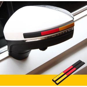 Auto Achteruitkijkspiegel Deur Zijdecoratie Anti-collision Rubber Strips (Duitsland Black Edge)