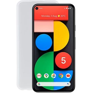 TPU-telefooncase voor Google Pixel 5 (transparant wit)