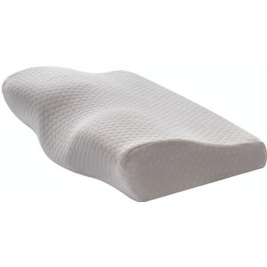 Butterfly Shape Memory Foam Snorked Pillow Slow Rebound Health Care Cervical Pillow  Afmetingen: 62x34x12x6cm (Water Molecule White)