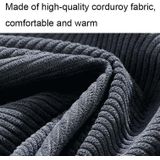 Herfst en winter casual jas vintage corduroy reversjas  kleur: grijs (XL)