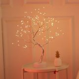 108 LED's Koperdraad Wire Table Lamp Creative Decoratie Touch Control Night Light (Warm Wit Licht)