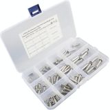 A6830 60 in 1 304 roestvrij staal Flat Head Single Hole Cleis Pins Assortment Kit