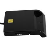 Smart Multi-function Card Reader voor SD TF M2 MS bankkaart ID-kaart SIM-kaart