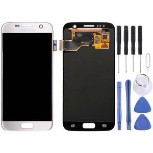 Originele LCD Display + Touch paneel voor Galaxy S7 / G9300 / G930F / G930A / G930V(White)