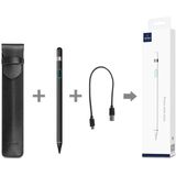 WIWU P339 USB Charging Universal Tablet PC Capacitieve Pen Stylus Pen  compatibel met IOS & Android System Devices (Wit)