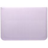 PU-leer Ultra-dunne envelope bag laptoptas voor MacBook Air / Pro 11 inch  met standfunctie(Licht paars)