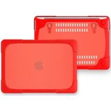 Voor MacBook Pro 13 3 inch met Touch Bar (A2159 / A1989) TPU + PC Twee kleuren laptop beschermhoes (Rood)