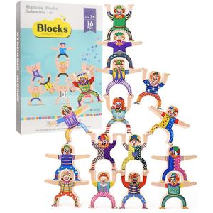 Kinderen Ouder-Kind Stapelen Blok Spel Balans Acrobatische Troupe Decompressie Speelgoed (Clown )