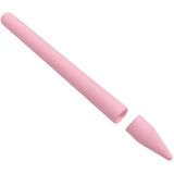 Stylus pen silica gel beschermende case voor Microsoft Surface Pro 5/6 (roze)