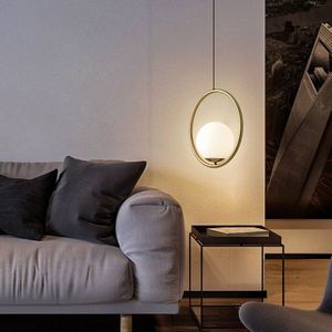 Restaurant kroonluchter n hoofd creatieve persoonlijkheid eenvoudige moderne koperen lamp zonder lichtbron  vorm stijl: ronde a2