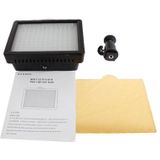 126 led video licht met twee kleuren transparant filter dekking voor camera / video camcorder