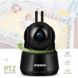 Anpwoo voogd 2.0MP 1080 P 1/3-inch CMOS HD WiFi IP-Camera  de opsporing van de motie van de steun / Night Vision (zwart)